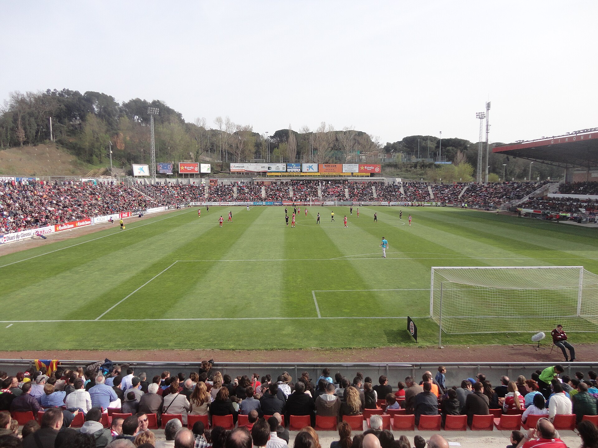 Vista de l'estadi de Montilivi.