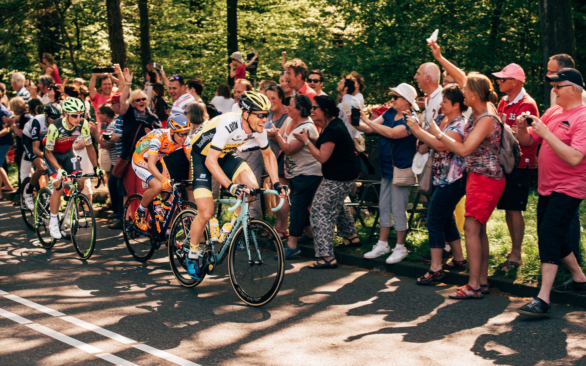 El pelotón del Giro de Italia